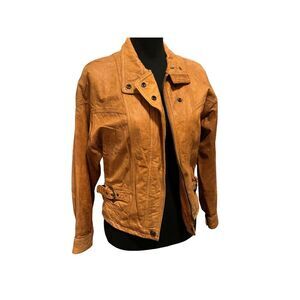 Woman's Vintage Georgetown Leather Jacket XS